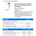 thumbnail image 2 of Fuel Level Sending Unit - Compatible with 1955 - 1957 Chevy Two-Ten Series Wagon 1956, 2 of 2
