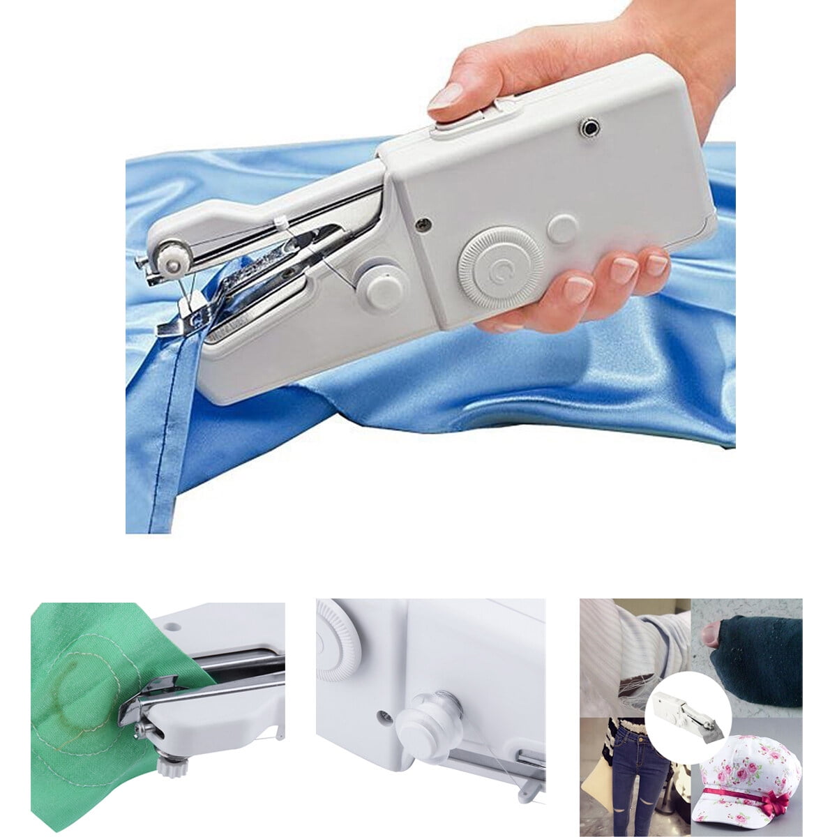 Handheld Sewing Machine, Hand Cordless Sewing Tool Mini Portable Sewing  Machine, Essentials for Home Quick Repairing and Stitch Handicrafts 