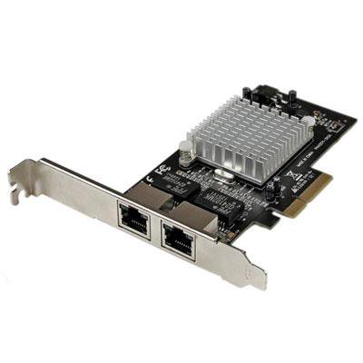 STARTECH - StarTech.com Adaptateur Serveur Ethernet Double Port PCI Express (PCIe x4) - Carte Réseau 2 Ports - Intel i350 NIC - Gb