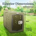 thumbnail image 2 of Dakota 283 G3 Medium Easy to Clean Dog Kennel w/ Handle & Latching Door, Olive, 2 of 12