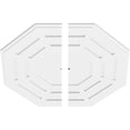 thumbnail image 2 of 36"OD x 1"ID x 14 1/4"C x 1"P Westin Architectural Grade PVC Contemporary Ceiling Medallion, Two Piece, 2 of 11