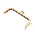 thumbnail image 1 of AMLESO Metal Purse Frame Bag Clutch Frame Handle for Handle Bag Making Sewing Craft Light Gold, 1 of 8