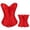 Red, variant on Cameland Vintage Lace up Corset Tops for Women Steampunk Top Corsets Bustier Renaissance Cosplay Costumes Lingerie Bodyshaper