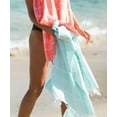 thumbnail image 3 of Turkish Beach Towel Oversized Cotton Sand Free Quick Dry Pool Swim Towel Packable Foldable Extra Large Xl Big Beach Towel Adult Vacation Travel Essentials Cruise Accessories Must Haves Clearance, 3 of 6