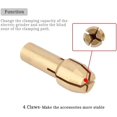 thumbnail image 4 of Wolfrail Brass Collet Set - 8 Pieces Brass Collet Brass Chuck Fits Dremel Rotary Tools Including 4 Size (1/1.6/2.3/3.2) mm, 4 of 5