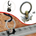 thumbnail image 6 of 8 Pieces Anchor Track Stud Fitting L Track Points Tie Down Rings Heavy Duty for Securing Cargo in Trailers and Trucks, 6 of 9