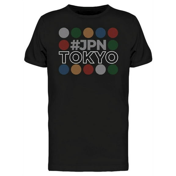 Japan Hashtag T-Shirt Men -Image by Shutterstock, Male 3X-Large