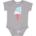 thumbnail image 3 of Inktastic Ice Cream Cone with Heart Boys or Girls Baby Bodysuit, 3 of 5