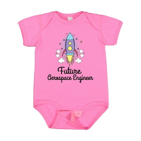 

Inktastic Future Aerospace Engineer Rocket Gift Baby Girl Bodysuit