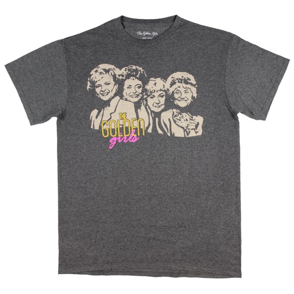 The Golden Girls Shirt - Women's Distressed Silhouettes Design T-Shirt (2XL)