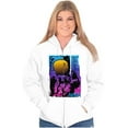 thumbnail image 4 of Vaporwave NASA Space Astronaut Zip Up Hoodie Men's Women's Brisco Brands M, 4 of 6