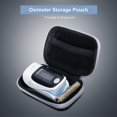 thumbnail image 2 of Portable Oximeter Protective Case Multipurpose Waterproof Zipper Storage Bag EVA Fingertip Pulse Oximeter Organizer Carry Pouch, 2 of 5