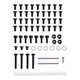 thumbnail image 5 of RC Car Hardware Set para Ensamblaje con Tubo PTFE Kit de Tornillos Componentes Robustos Materiales Resistentes Metal y Pp Adecuado para Amantes del, 5 of 9
