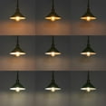thumbnail image 5 of FSLiving H Type Track Lighting, Adjustable Ceiling Lighting Remote Control with Dimmable Color Changing Smart LED Edison Bulbs DIY Ceiling Spotlight H Track Mounted, Macaron Green - Set of 3, 5 of 9