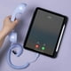 thumbnail image 3 of Audífono Micrófono Pop Teléfono Retro USB-C Native Union lila, 3 of 3