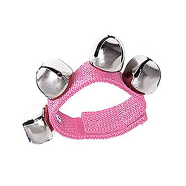 Fiudx Cascabeles de Pulsera, Juguete Musical de Nailon Ajustable, Colores Festivos Rojo y Verde, Instrumento de Percusión Fácil de Tocar, Divertido para Fiestas Navideñas, Apto para Todas Las Edades,