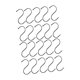thumbnail image 2 of 20 Piezas Ganchos S Ganchos Metálicos Organizador Colgante Multifuncional de Acero al Carbono Adecuados para Almacenamiento y Secado en Cocina, 2 of 9