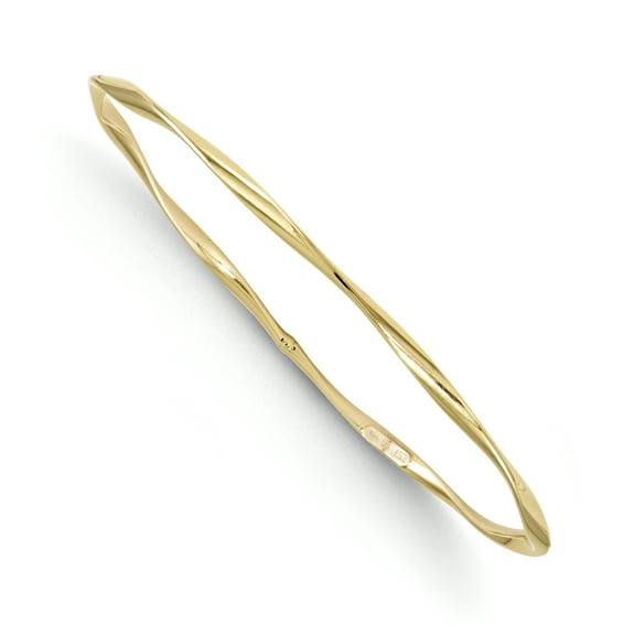 10K Yellow Gold Slip-On Bangle