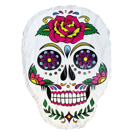 White Sugar Skull Pinata