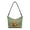 Green-Capybara Daisy, variant on Capybara Print Shoulder Purse for Women, Daisy Print PU Leather Underarm Sling Bag with Zipper Closure, Mini Clutch Hobo Purse Tote for Travel & School, Green