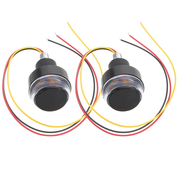 WHAMVOX 2pcs Motorcycle Parts Motorcycle LED Lights Motorcycle Driving Lights Motorcycle Turn Signals for Visibility the Road