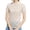 M477 Beige, variant on Tfken Summer T-Shirts For Women Short Sleeve Solid Color Floral Print Lace Tops Trendy Female Soft Shirts Beige
