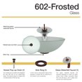 thumbnail image 2 of MR Direct 602 Vessel Sink Ensemble with an Oil-rubbed Bronze finish waterfall faucet, pop-up drain, and sink ring., 2 of 7