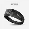 thumbnail image 5 of PRAETER Men's Ice Silk Sports Headband Outdoor Cycling Running Breathable Breathable Yoga Fitness Headband, 5 of 7