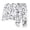 White-B, variant on Halloween Pajamas for Teens 8-10 Color In Pajamas Teens Pumpkin Print Diy Hand Painted Pjs Loose Long Sleeve & Long Pants Outfit 2 Piece Outfits for Teens