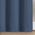 thumbnail image 5 of VCNY Home Neil Teal Solid Grommet Blackout Curtain Panel, 52" x 84", 5 of 5