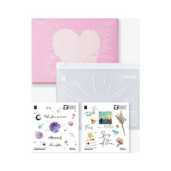 BTS (instant tattoo) Forever Tattoo Set (Official Merchandise)