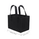 thumbnail image 2 of USHOBE 2Ud Bolsas Para Botella De Vino En Fieltro Negro Con Creativo Para Almacenamiento Elegante Y Práctico, 2 of 8