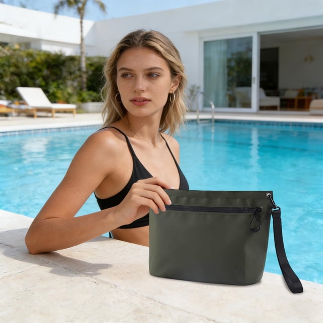 Waterproof Zipper Storage Bag for Swimming Outdoor Travel Diving Beach Gym Pool Gear