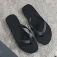 thumbnail image 4 of LIANGP Women's Sandals Shoes Flat Bottom Fashion Flip Flops Waterproof Beach Flip Flops Flip Flops Women's Shoes Black Size 6.5, 4 of 4