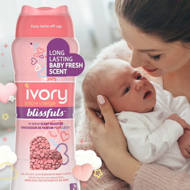 Ivory Snow Blissfuls In-Wash Laundry Scent Booster Beads, Baby