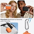 thumbnail image 5 of for AirPods Pro 3 Case 2025 with Cleaner Kit,Soft Silicone Protective Cover for AirPods Pro 3rd Generation Cases for Women Men,AirPod Pro 3 Case Accessories with Keychain-Orange, 5 of 7