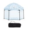 Dream on Me Onyx Baby Play Yard Set with Canopy, Sky Blue, Unisex