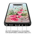 thumbnail image 4 of FINCIBO Slim TPU Bumper + Clear Hard Back Cover for LG Stylo 6 6.8" 2020, Rose Floral, 4 of 6