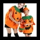 thumbnail image 3 of Juego de Bolsa de Asas con Sombrero de Copa Naranja para Disfraz de Halloween de Calabaza para NiñOs, 3 of 5