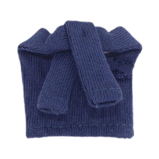 Chal para figura a escala 1/12, accesorio de disfraz, juguete de moda versátil, atuendo compacto. Azul oscuro