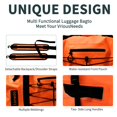 thumbnail image 4 of Bolso Estanco Lanedo 80L Impermeable Resistente Naranja, 4 of 7