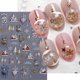 thumbnail image 5 of Pegatinas para uñas Quezadyl Christmas Crystal Ball 5D con forma de copo de nieve x4, 5 of 9