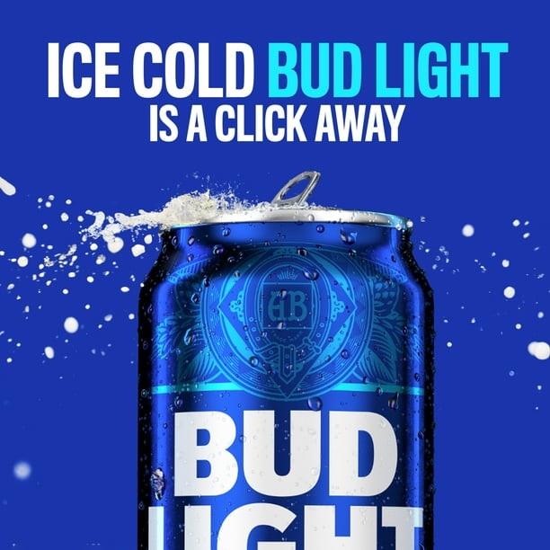 Bud Light Beer, 24 12 OZ Bottles, 4.2% ABV -