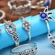 thumbnail image 2 of Mujeres Boho Cristal Flor Anillo Conjunto Vintage Punk Dedo Anillos Retro Anillos Regalo Para Mujer Novia Esposa 13 Piezas Minnieouse AP005481-00, 2 of 6