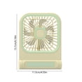 thumbnail image 4 of AuroraX Desk Fans Personal Cooling Portable Mini Fan USB Battery Operated Rechargeable Quiet Yellow Adjustable Speeds Outdoor Travel Fan, 4 of 6