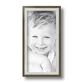 thumbnail image 2 of ArtToFrames 5" x 10" Silver with Stained Grey Picture Frame, 5x10 inch Silver Wood Poster Frame (WOM-4767), 2 of 7