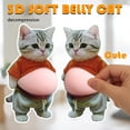 thumbnail image 2 of Butée de Porte en Silicone Chat Mignon Anti-Collision avec Tampons et Outils Sans Pelage, 2 of 8