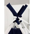 thumbnail image 2 of Play Tent Canopy Bed in Navy Blue and White Stripe Canvas WITH Doors, 2 of 16