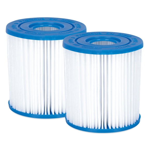 Funsicle Type I Filter Cartridge Replacement – For Above Ground Swimming Pool Pumps, 2-Pack