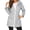 Silver, variant on LOLIPPYY Women's Lightweight Raincoat Ultra-thin Mountaineering Suit Outdoor Windproof Coat Hooded Hiking Active Rainwear (Grey, Size S)